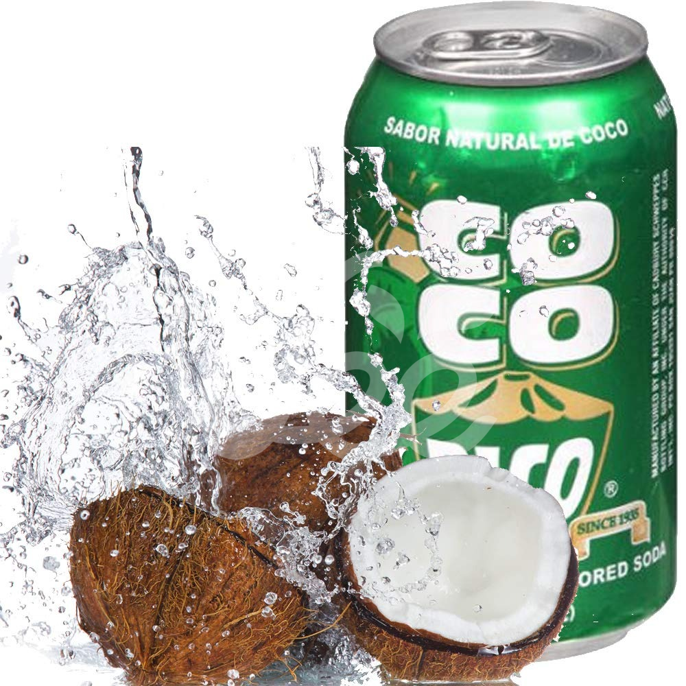 Nước Ngọt Dừa Coco Rico (6x355ml) - Có Ga, Vị Nhiệt Đới, Không Caffeine