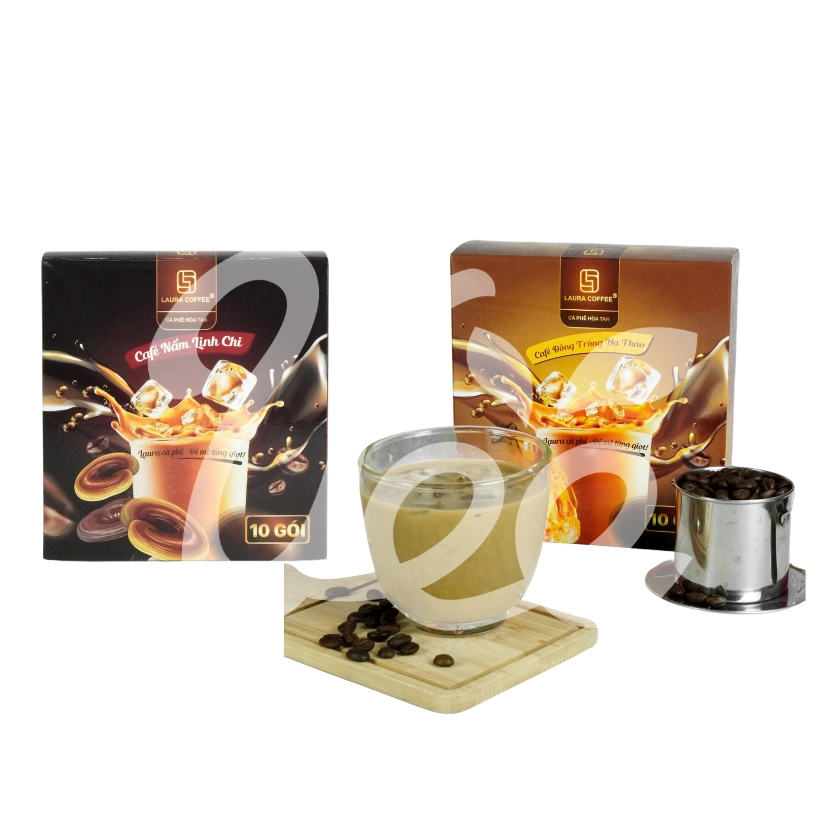 [Nhat Kim Anh] Combo 2 Lingzhi & Cordyceps Coffee