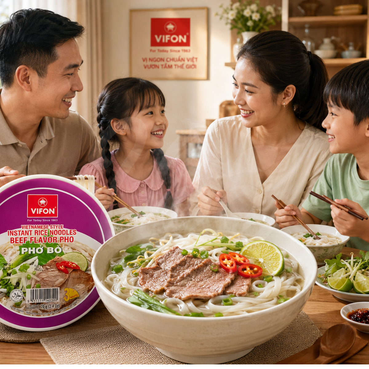 [VIFON] Beef Phở Instant Noodle 2.4 oz