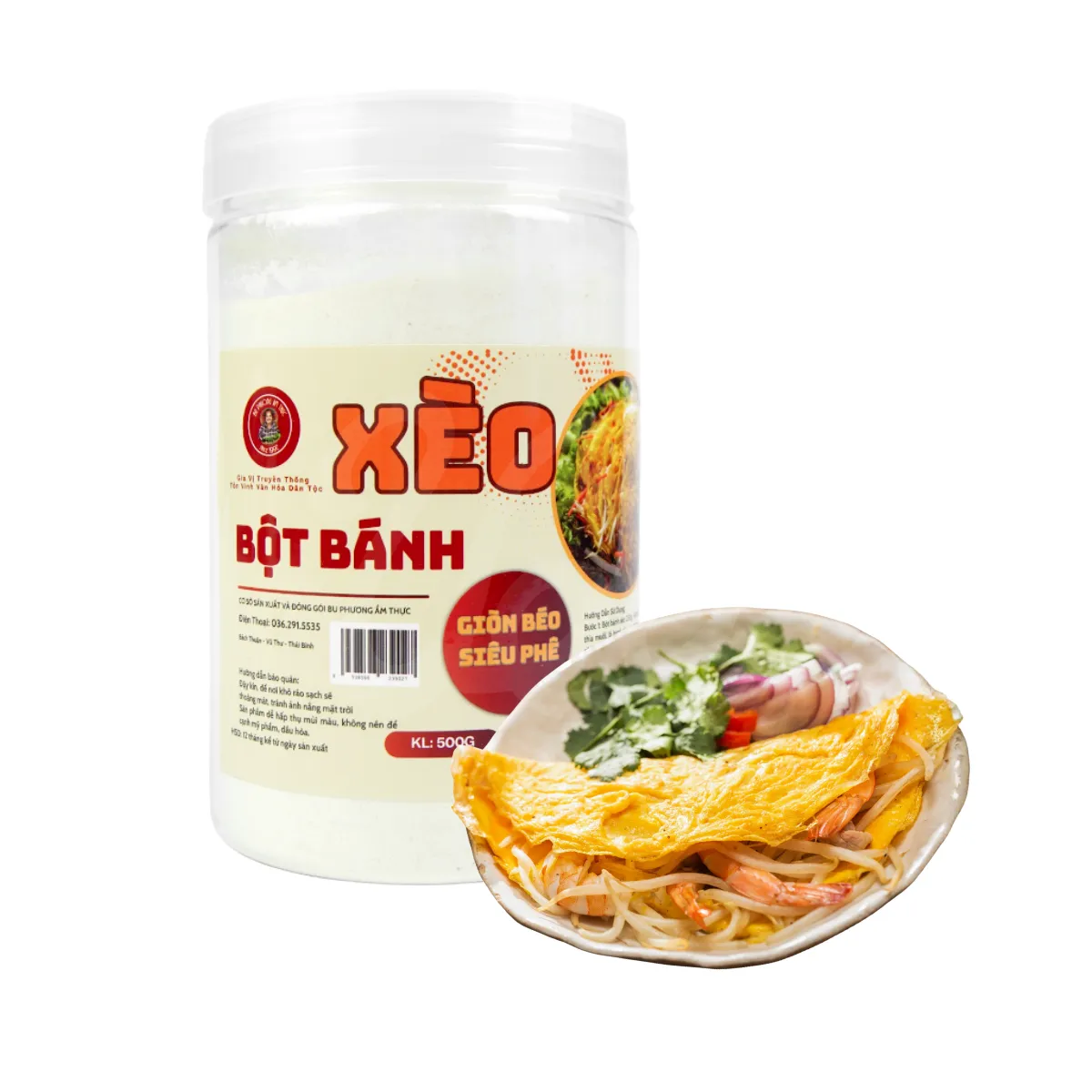 Bu Phuong Bột Bánh Xèo 500g