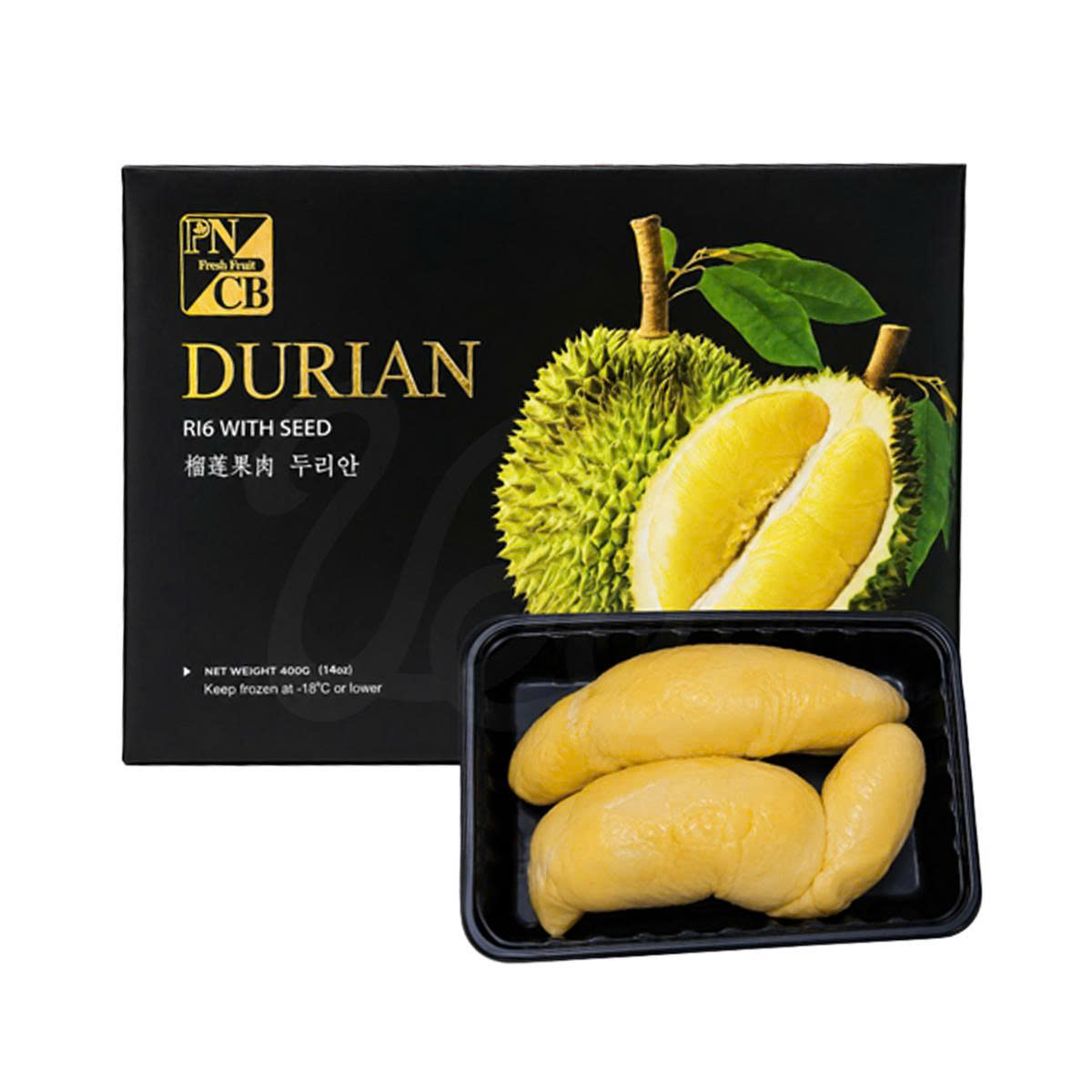 [PNCB] Ri6 Durian with Seed 400g/ Sầu Riêng Ri6 tách sẵn hộp