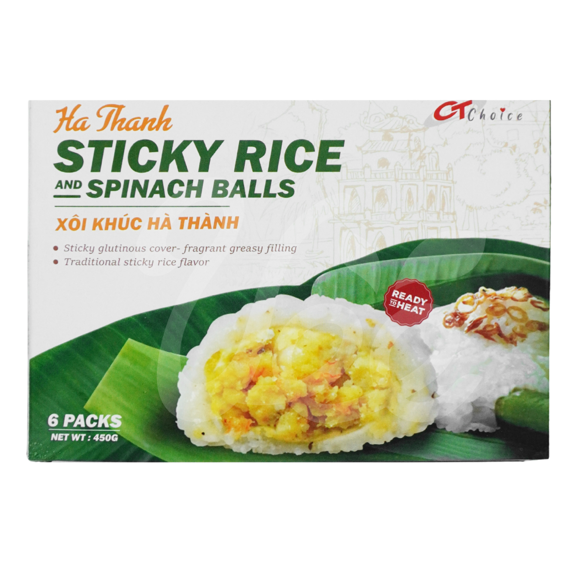 [CT Choice] Ha Thanh Sticky Rice Balls – 450g (Xôi Khúc) - VeeFood