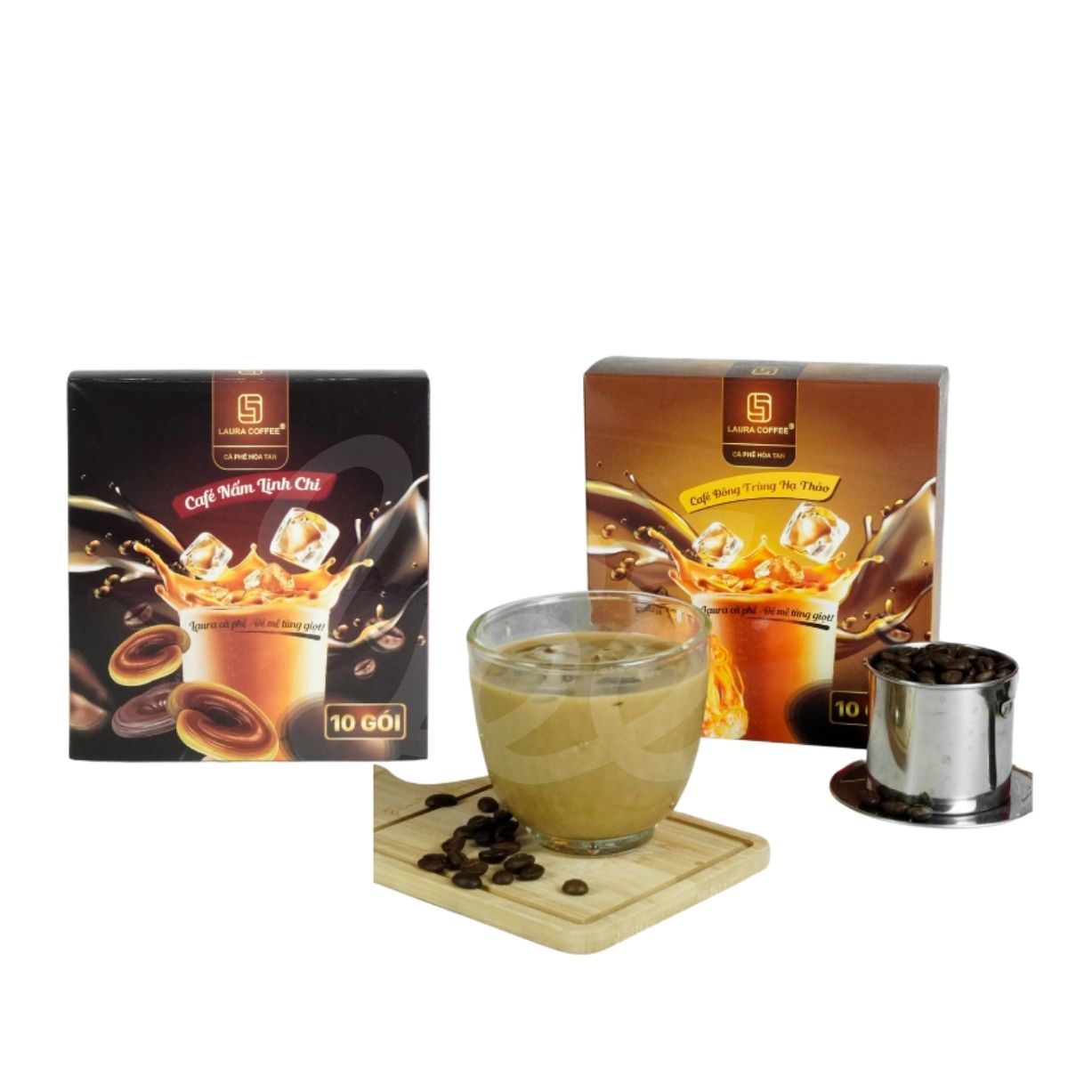 [Nhat Kim Anh] Combo 2 Lingzhi & Cordyceps Coffee