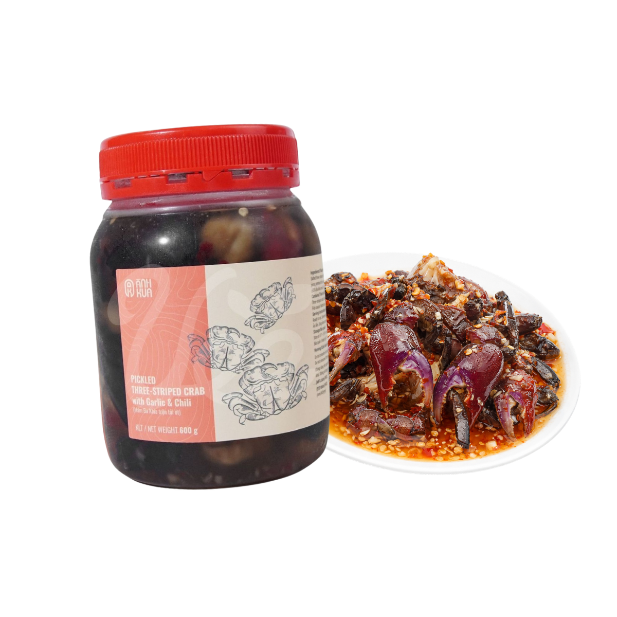 [Anh Kua] Fermented Crab with Chili Garlic 600gr