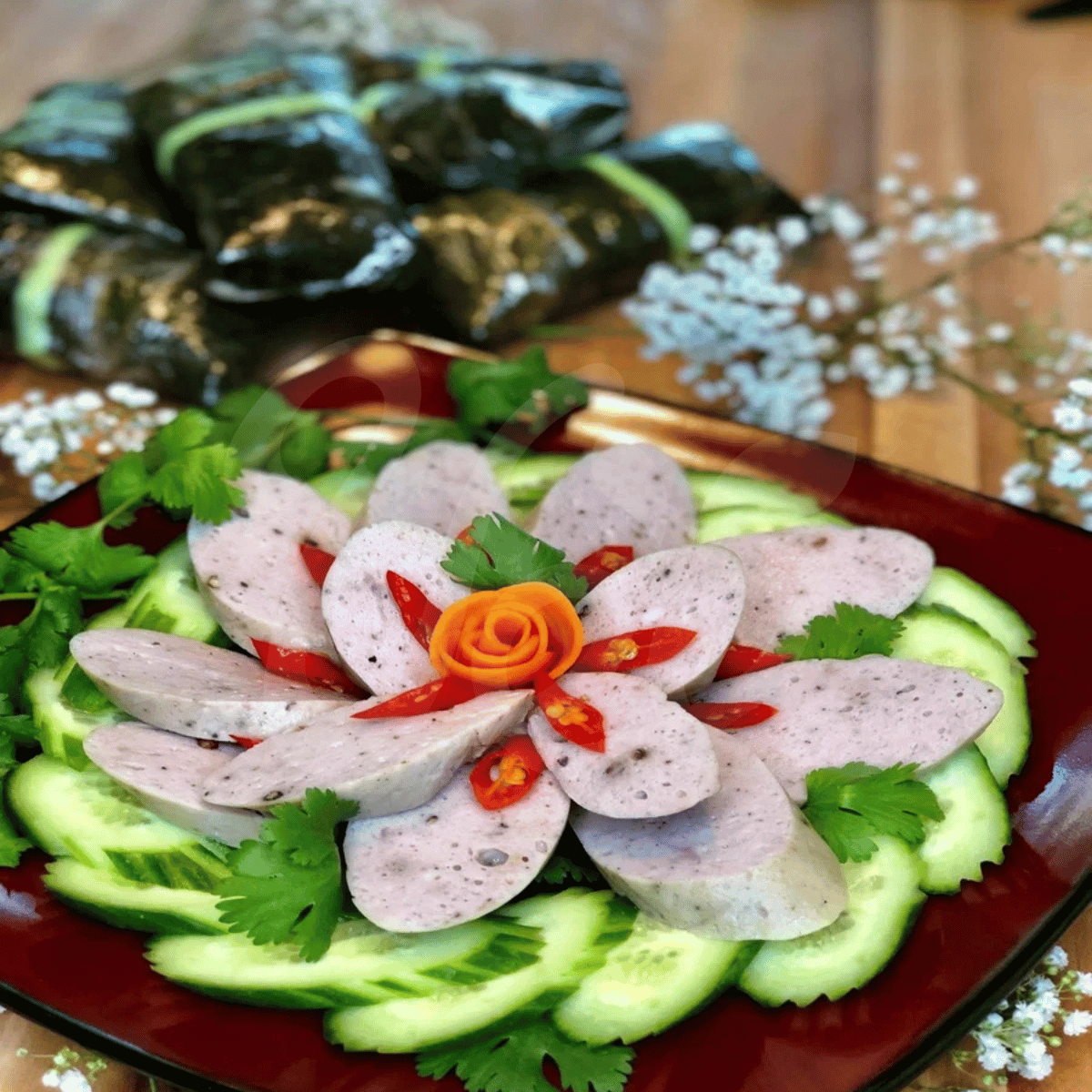[ĐOÀN] Fully Cooked Sausage with Pork and Black Pepper 160g/ Chả Huế