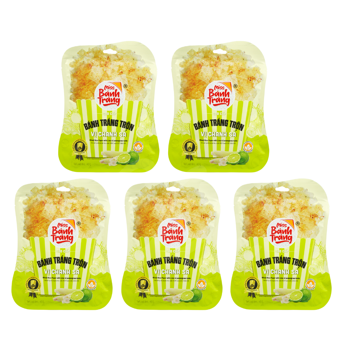 [VINA] Mixed Rice Paper with Lime and Lemongrass Taste 40g
