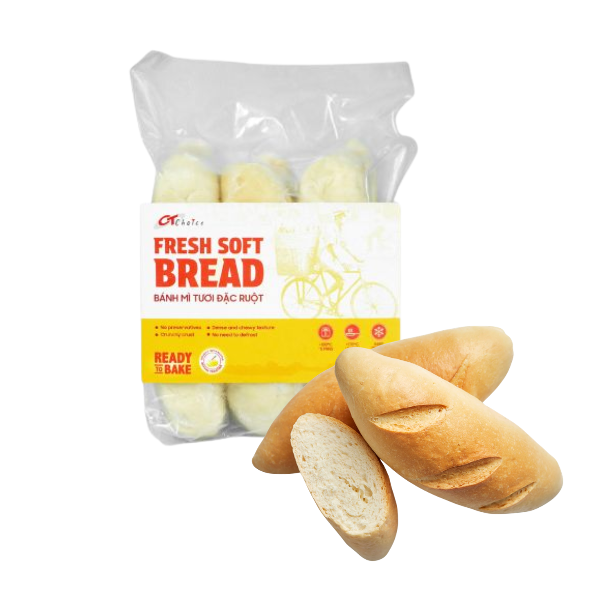 [CT Choice]  Fresh Bread 240g / Bánh Mì Tươi Đặc Ruôt