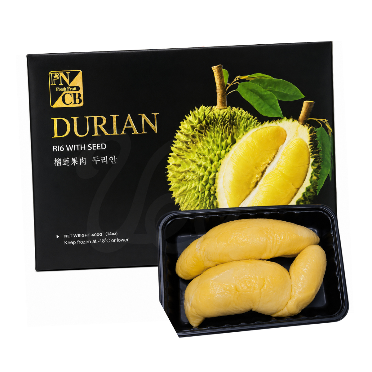 [PNCB] Ri6 Durian with Seed 400g/ Sầu Riêng Ri6 tách sẵn hộp