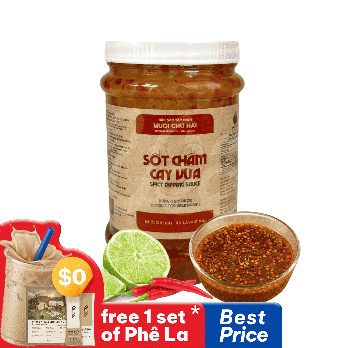 [Chu Hai] Medium Spicy Dipping Sauce 500g